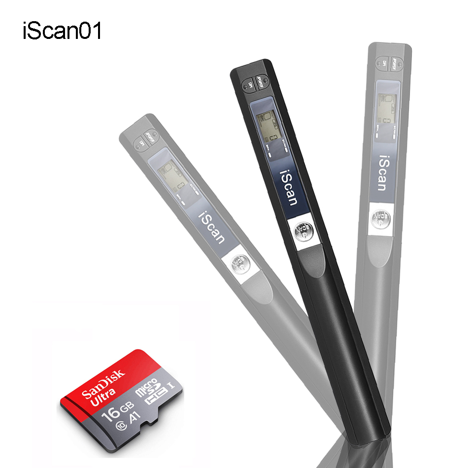 IScan Mini Portable 900DPI USB handheld Document A4 Boek Scanner JPG/PDF-Formaat Document A4 Afbeelding Iscan Scanner met LCD Display