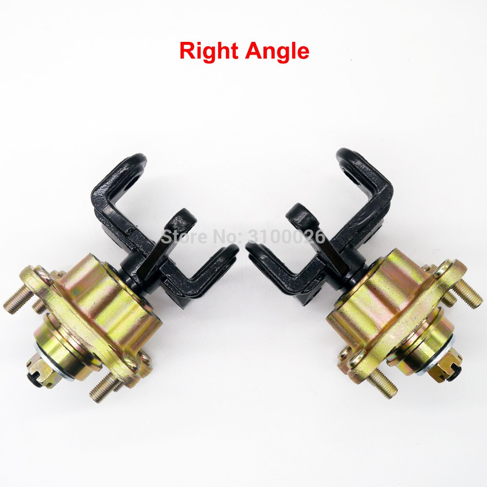 1SET Steering Strut Knuckle Spindles with Brake Disc Wheel Hubs Fit For China ATV 110cc 125cc 150cc Golf Buggy Quad Bike Parts