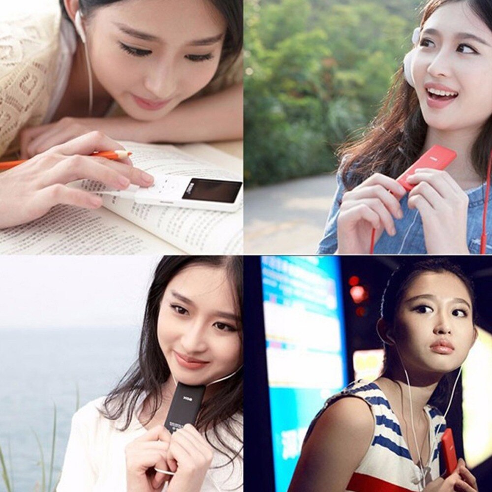 Mp3 speler RUIZU X02 MP3 muziekspeler sleutel mp3 Micro SD card 64GB wedstrijd PLAYFX AVI WMA JPG BMP TXT WAV tft-scherm 20 talen