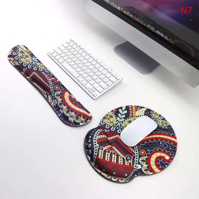 1Pc Keyboard Wrist Rest Pad Mouse Keyboard Wrist Rest Support Pad Set Ergonomic Wrist Cushion Support With Memory Foam: N7