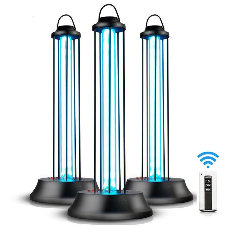360 Degree Germicidal Disinfection Light Portable Bacteria Killing UV Ozone Sterilization Lamp UV-C LED Sanitizer