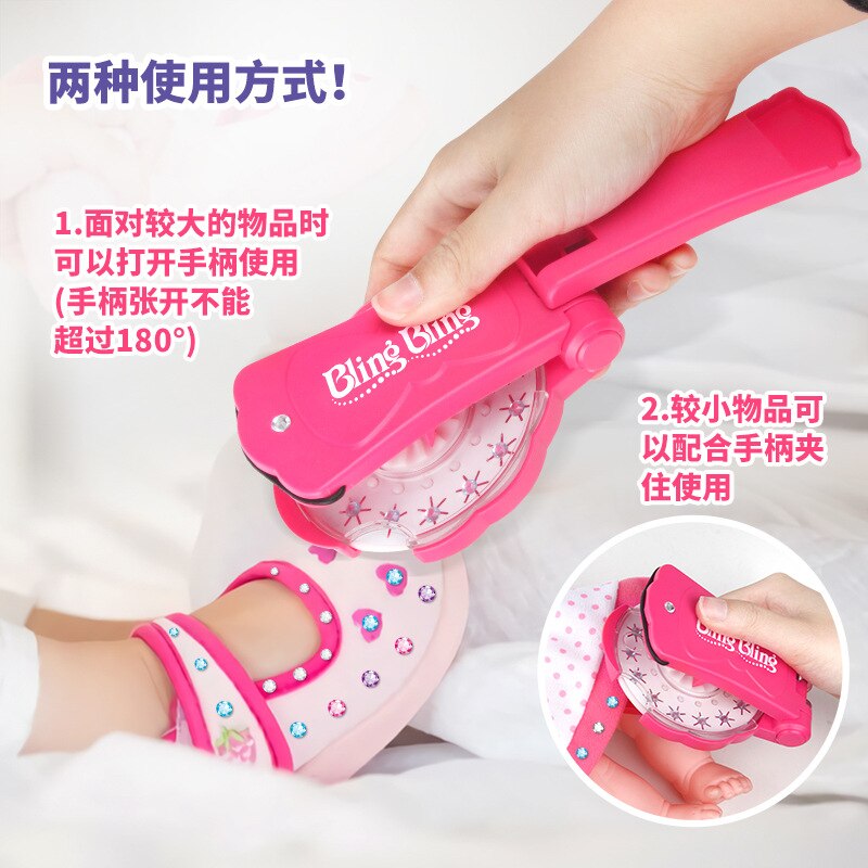 Blingers 180 Gems Machine Deluxe Set Meisjes Speelgoed Spelen Jewel Refill Diy Hair Styling Tool Diamant Stickers Verjaardag Cadeaus Voor kids