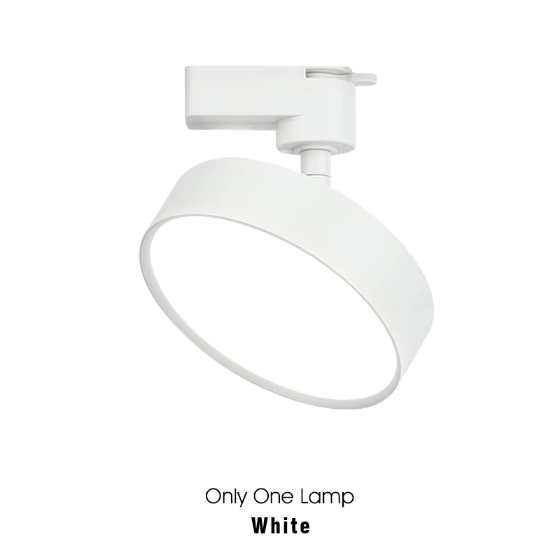 Faretti portato su Binario - 7W-18W - Moderno - Regolabile 360° - Bianco/Nero
