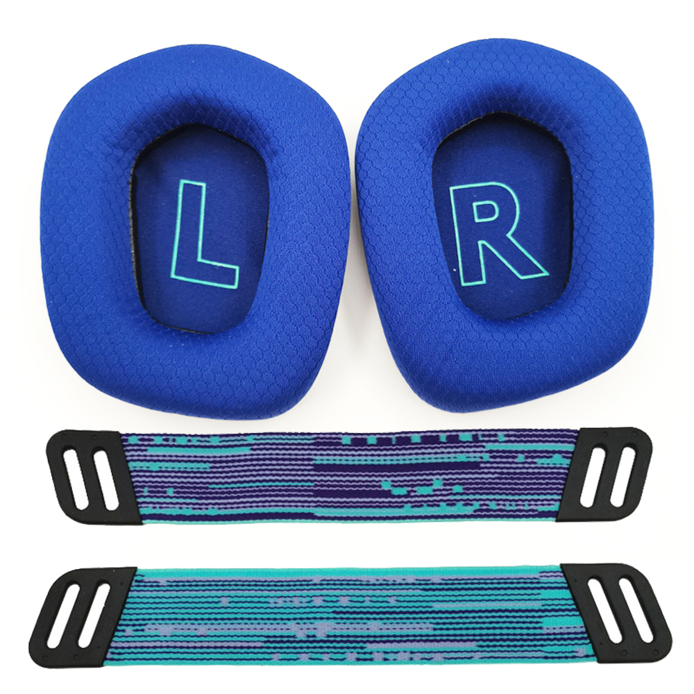 Coussinets d'oreille en mousse de remplacement, housse de coussin pour casque Logitech G733 G335 Logitech G 733, faisceau de tête de: 2XS / MARRON