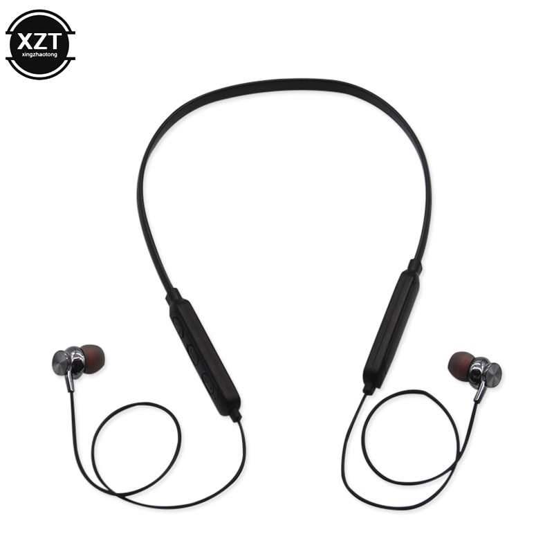 Bluetooth 5.0 oordopjes draadloze koptelefoon sport magnetische nekband stereo oordopjes headset met microfoon voor iphone samsung xiaomi