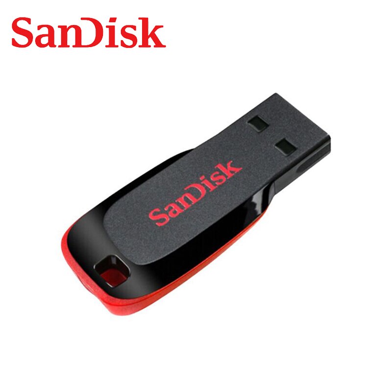 SanDisk 100% oryginalny Cruzer Blade CZ50 pamięć USB 128GB 64GB 32GB 16GB Pen Drive USB 2.0 dysku Pendrive Pendrive