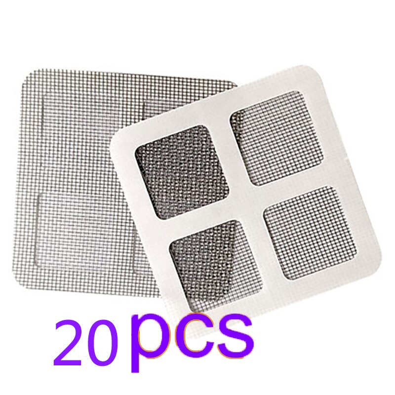 20pcs/Set Anti-Sticker Gauze Door Mosquito net Easy Repair Subsidy Stick Easy Repair Gauze window Bonding Patches: 20pcs