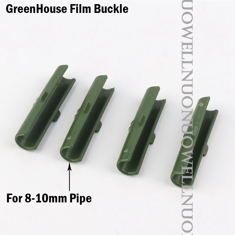 50 Stuks 8Mm Plastic Buis Fasten Klem Kas Film Clip Zeil Insect Netto Parasol Netto Attachment Clip Schaduw netto Fixing Gereedschap