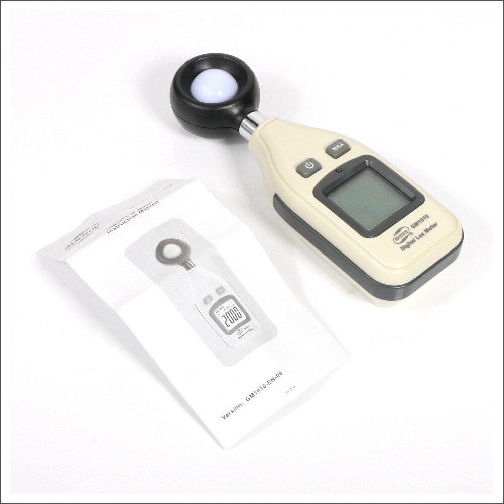 BENETECH Digital Light Luxmeter Meters 0-20000 Lux Illuminometer Luminometer Photometer Lux/FC LM Tester GM1010 Light Meter Lux