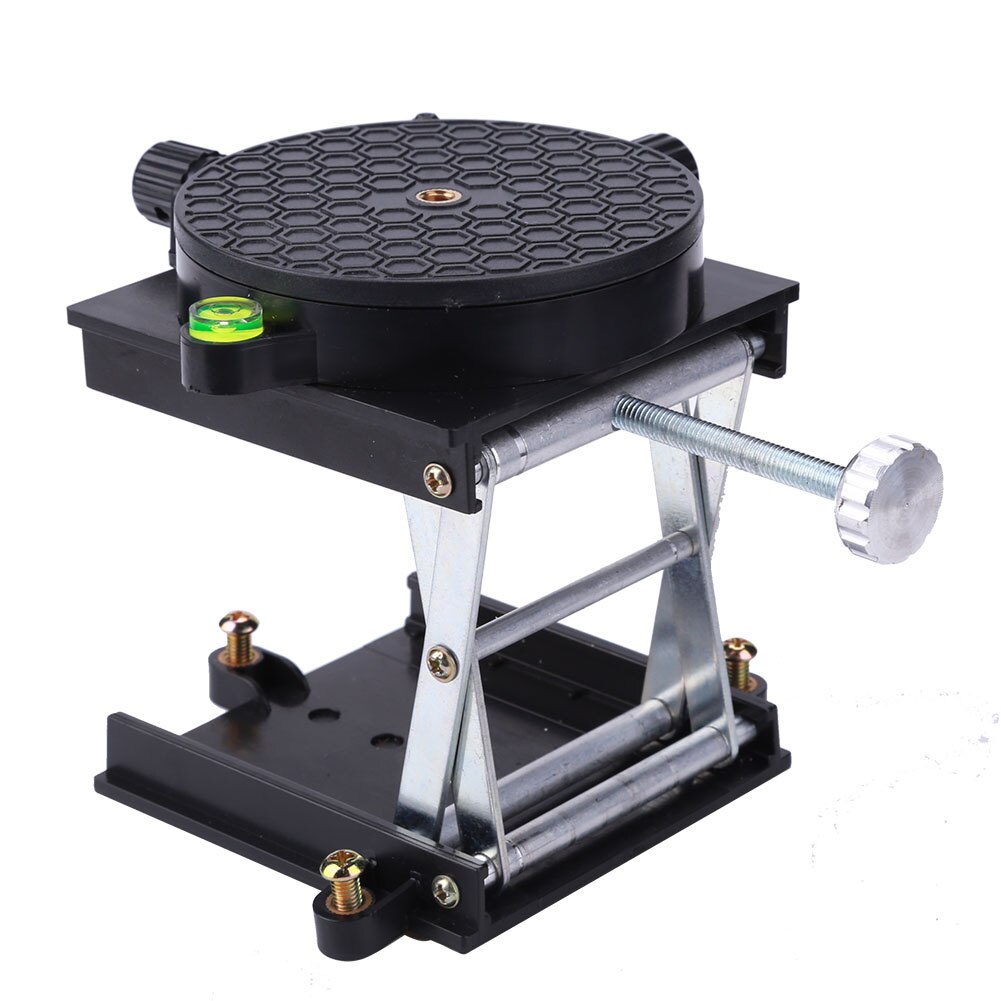 Manual Lifting Platform Woodworking Bench 360 Degree Rotation Table for Physical Chemical Biological Experiment