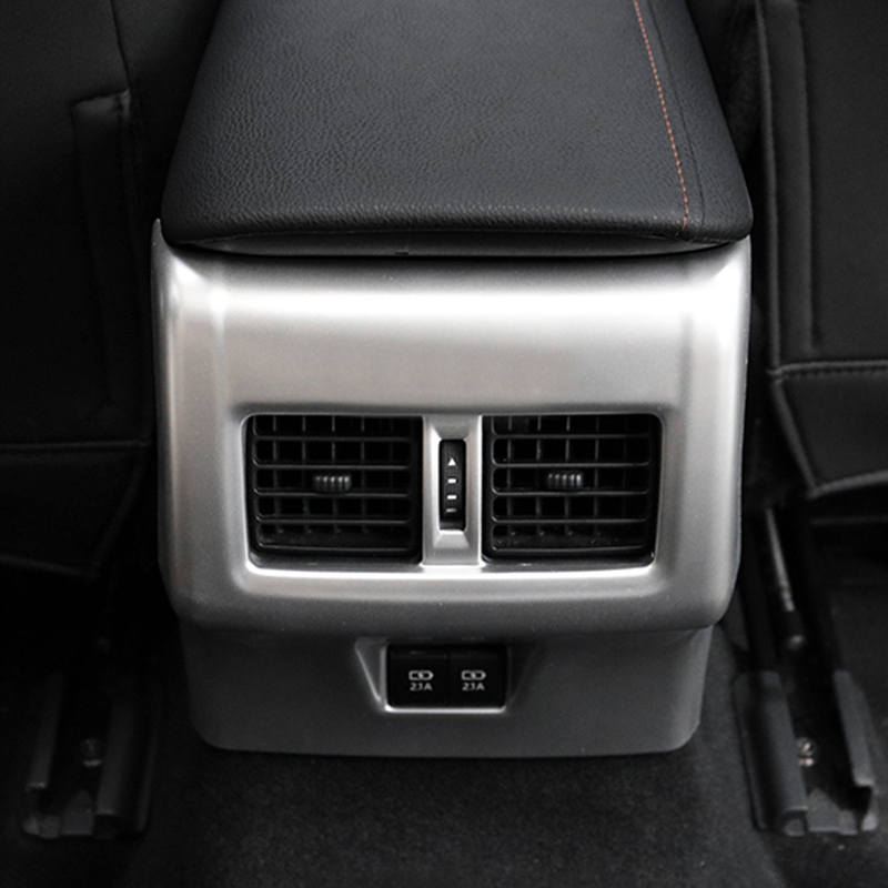 Abs eletroplating bil bageste air condition udtag ventilationsramme dæksel auto tilbehør til toyota camry