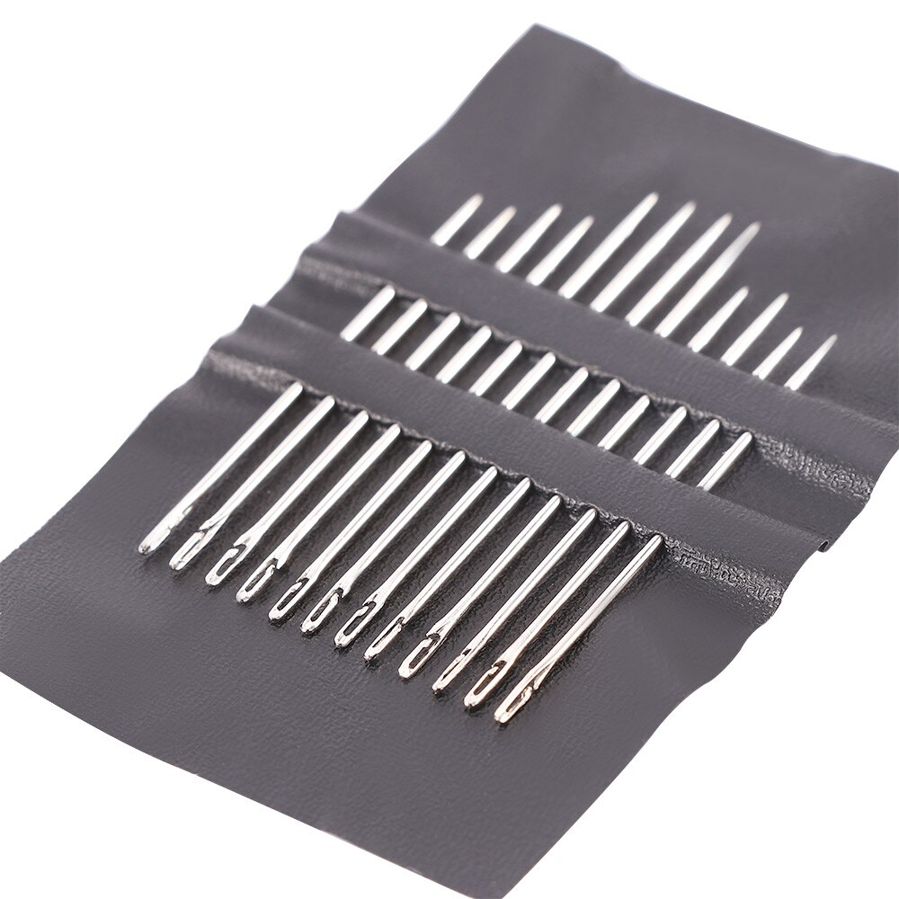 Assorted Sizes Self-threading Hand Sewing Needles Simple Easy Thread Embroidery Tool Hand Sewing Needle Without Threading