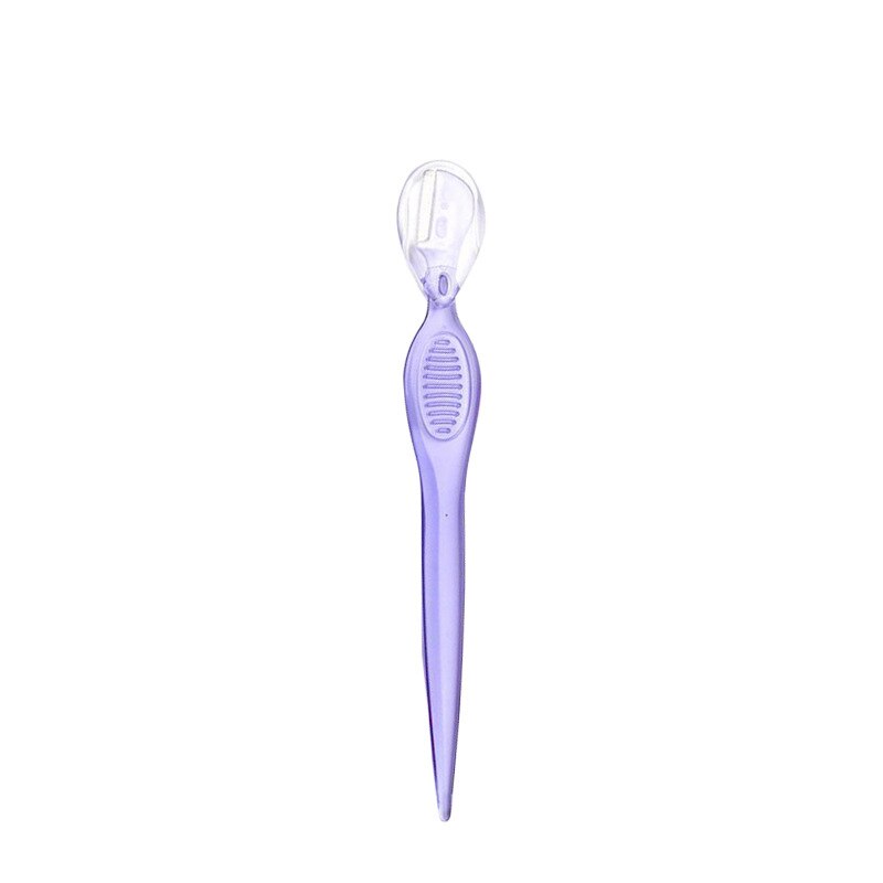 1 tondeuse à sourcils, épilateur pour le visage, lames de rasoir tranchantes et portables, ensemble d'outils de maquillage: Violet