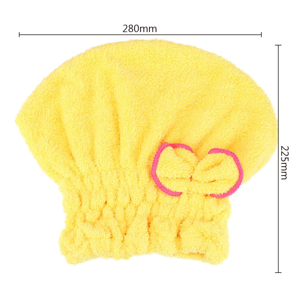 Microfiber 5 Colors Wrapped Towels Quickly Dry Hair Hat Bath Accessories Bathroom Hats