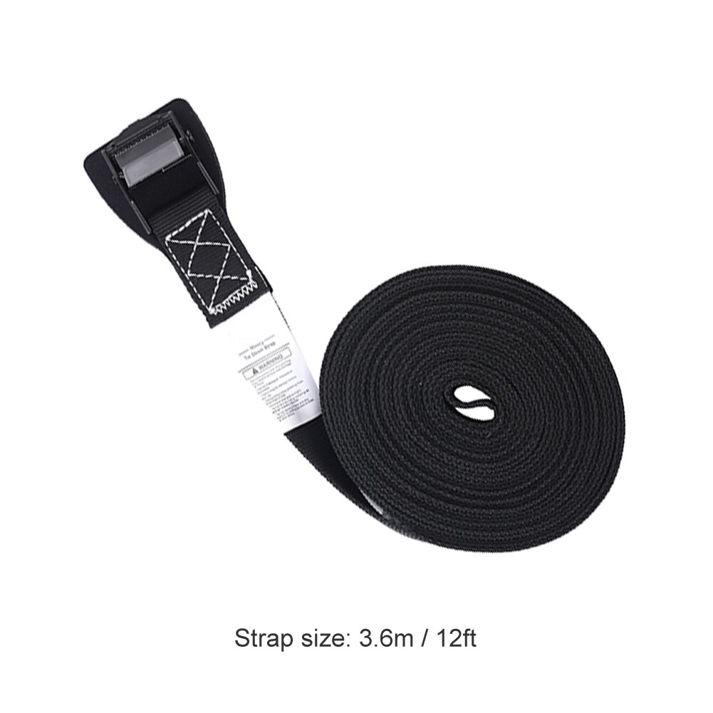 Tie Down Lashing Strap Kayak Surf Board 600lbs with Cam Buckle Roof Rack for Sightseeing Easily Enjoying Supplies: 3.6M