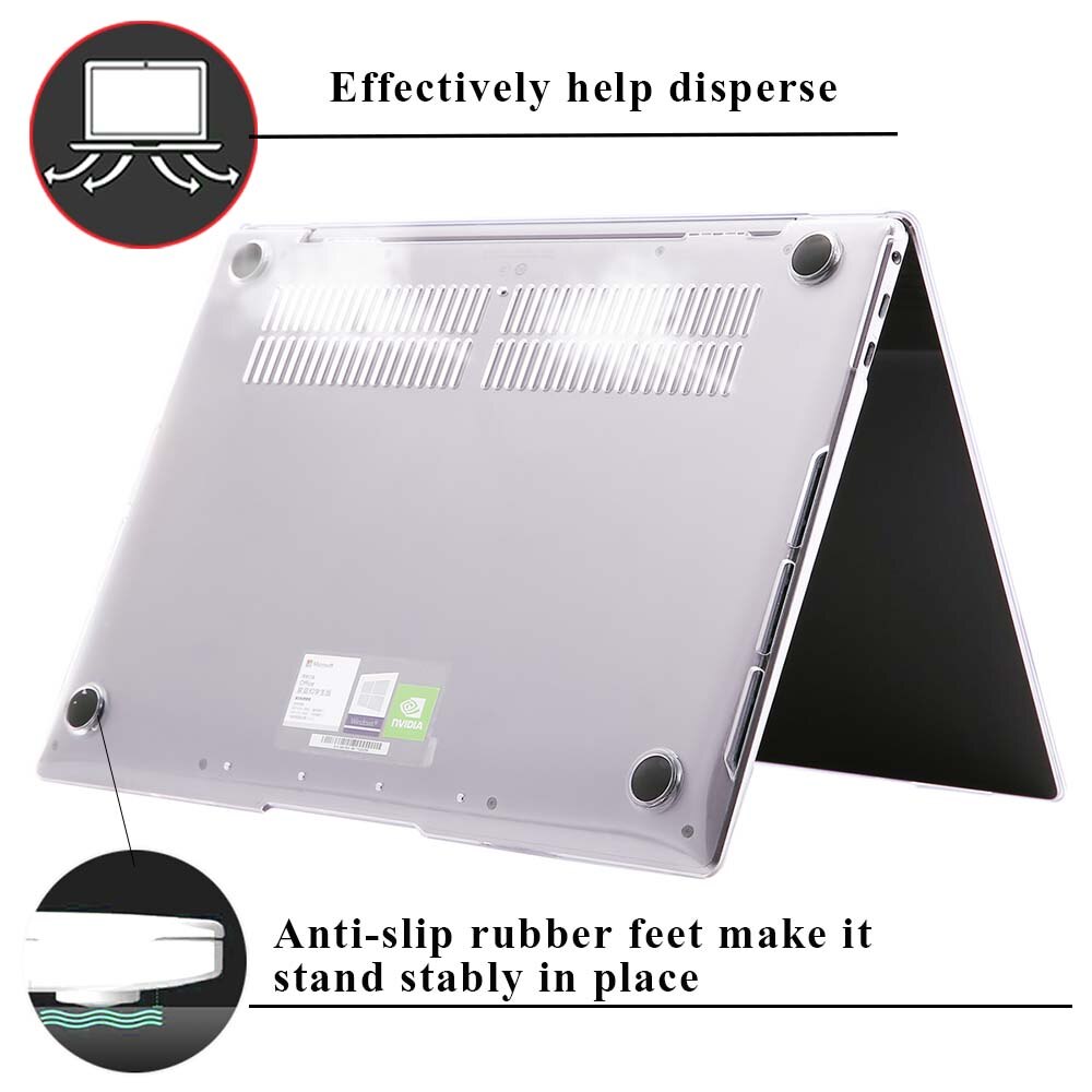 Clear Laptop Case For Huawei MateBook X Pro 13.9 /MateBook 13/14/MateBook D 14/MateBook D 15 Hard Laptop Cover Case Shell