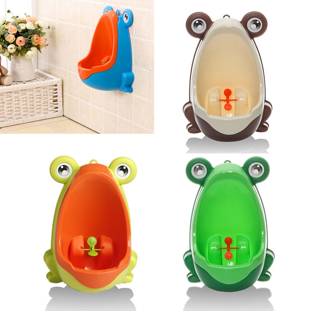 Frosch Kunststoff Baby Jungen freundlicher Pee Töpfchen Toilette Ausbildung Kinder Urinal Badezimmer