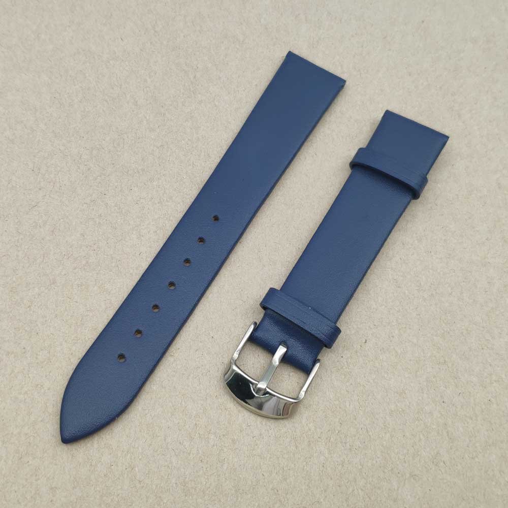 Sport Lederen Horlogeband Horloges band 22mm 20mm 18mm 19mm 12mm 14mm 16mm 24mm 21mm Horlogebanden Mannen Vrouwen Polsband: Blauw / 22mm