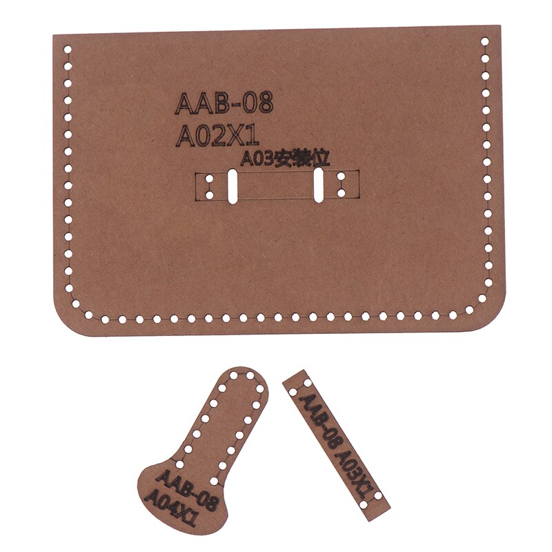 1Set Handgemaakte Harde Kraftpapier Stencil Sjabloon Voor Diy Leather Craft Vrouwen Handtas Schoudertas Naaien Patroon