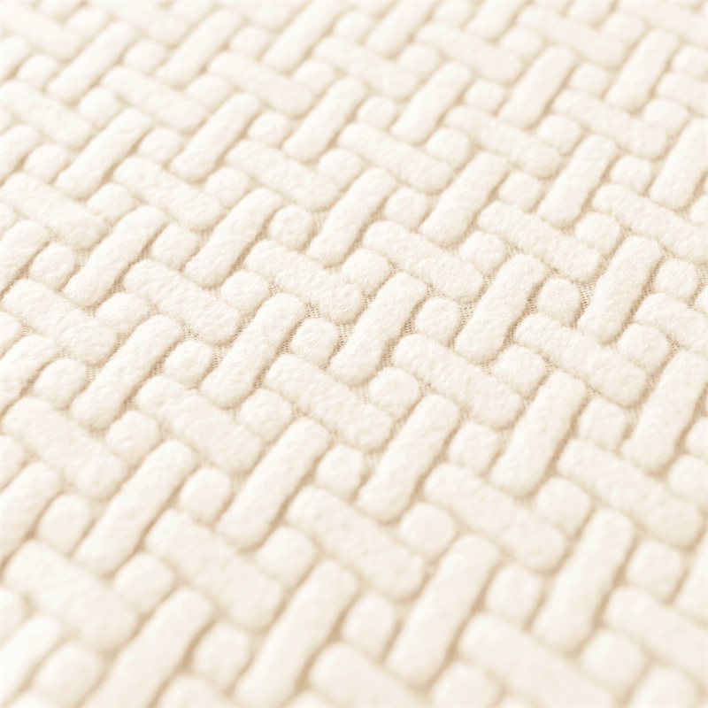 1PC Effen Jacquard Poef Hoes Vierkante Kruk Cover Elastische Fauteuil Voetsteun Cover Slaapkamer Voetenbank Case voor Woonkamer