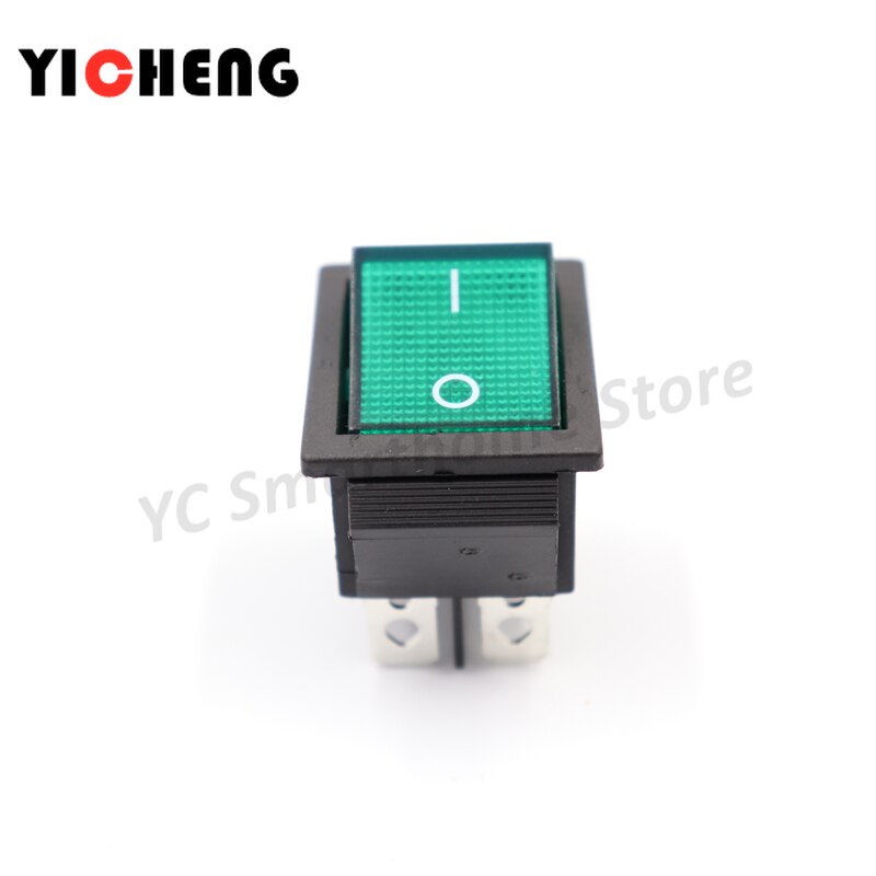 4Pcs 12V 220V switch KCD4 boat-shaped rocker power button 250V on-0ff With light Tumbler boat