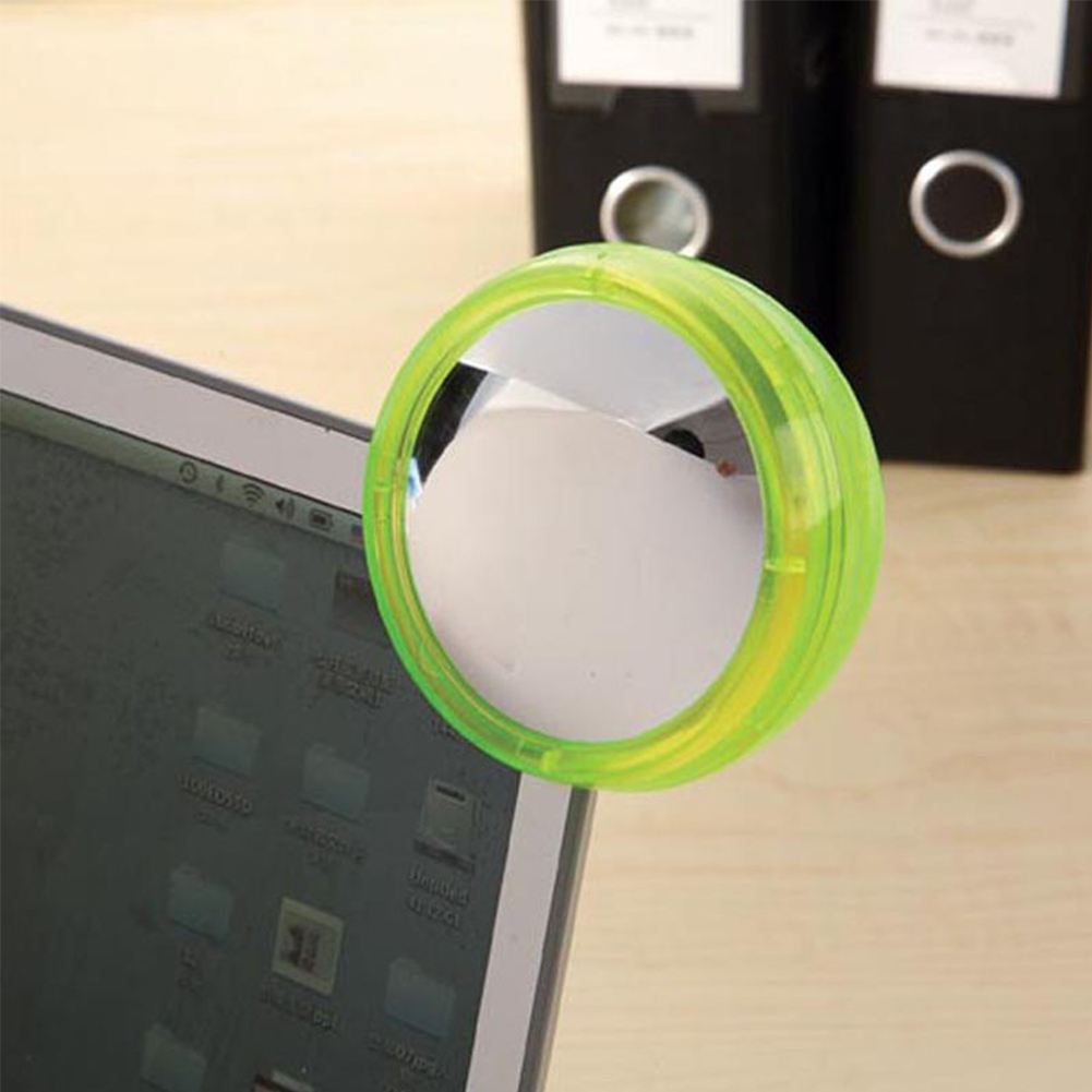 Cel Computer Achteruitkijkspiegel Zelfklevende Laptop Willekeurige Kleur Bolle Persoonlijke Veiligheid Ronde Privacy Beschermen Kleine Monitor