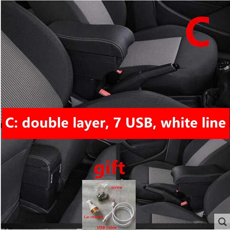 For Renault Clio Captur Armrest box
