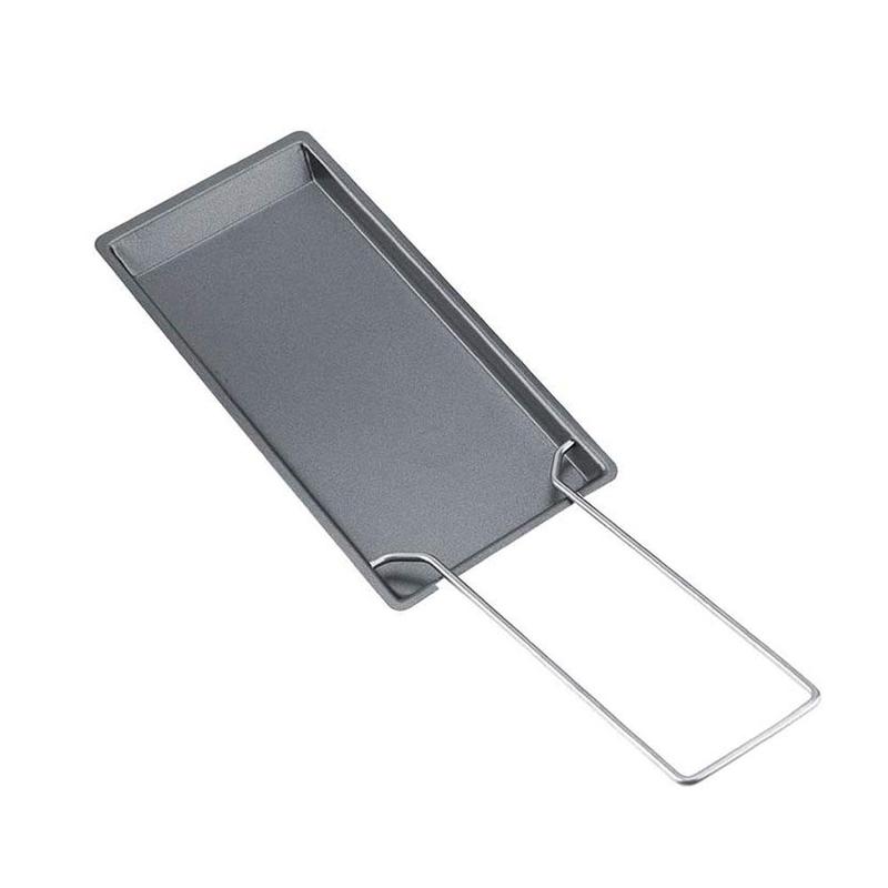 Grill fromage appareil à Raclette anti-adhésif Griller Mini BBQ plateau à fromage cuit four à fromage fer à repasser fondeur à fromage plateau cuisine: B