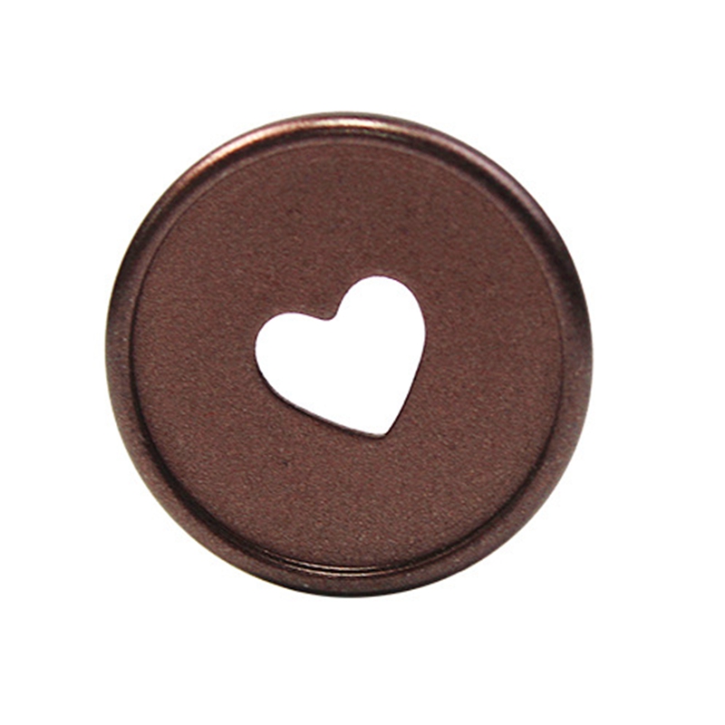 22PCS/box 35MM NoteBook Binding Discs Discbound Expansion Discs Binder Rings for DIY Notebooks Planners Scrapbook Matte: brown