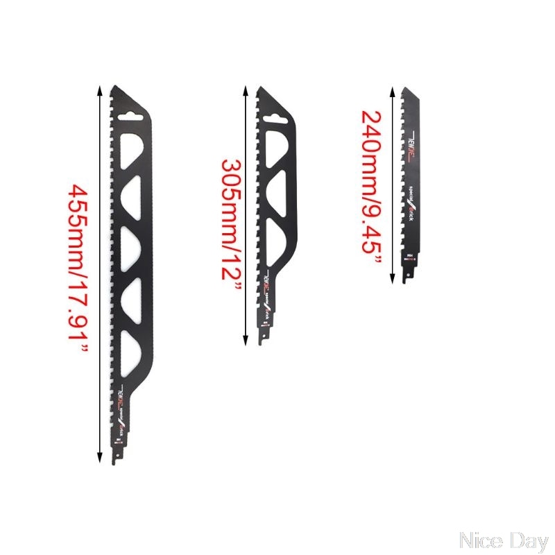 Demolition Masonry Reciprocating Saw Blade for Cutting Brick Stone Alloy Steel My27 20