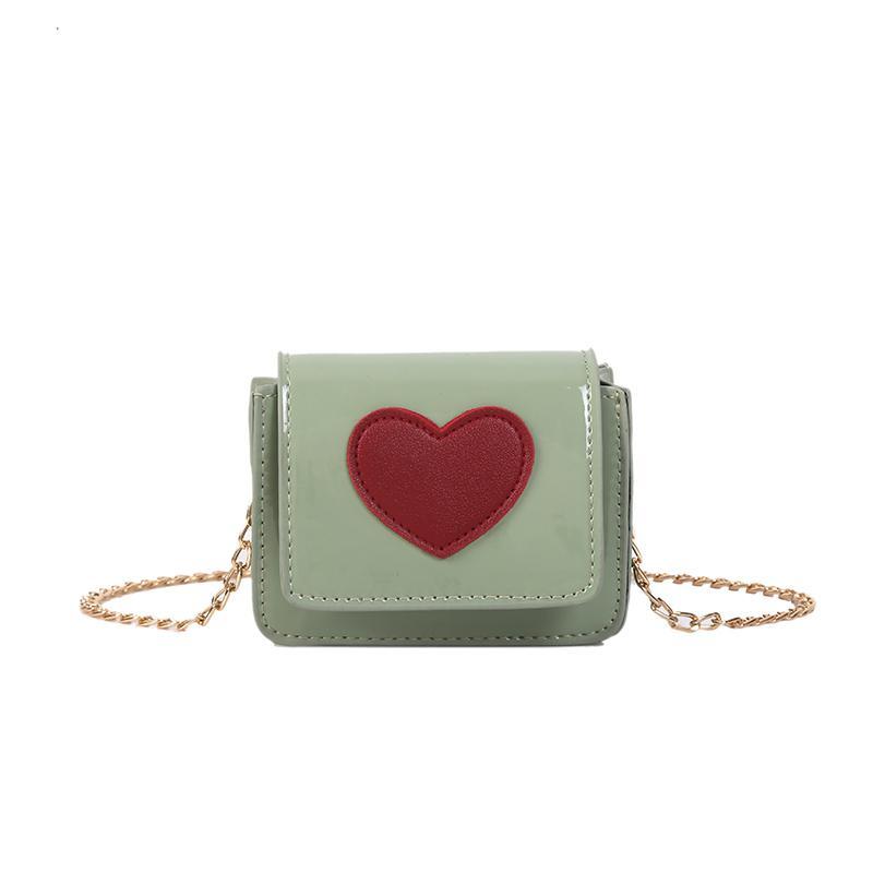 Super Mini Crossbody Tassen Voor Vrouwen Mode Ketting Leuke Hart Dames Schoudertassen Zomer Meisjes Avond Clutch Portemonnee Box Flap