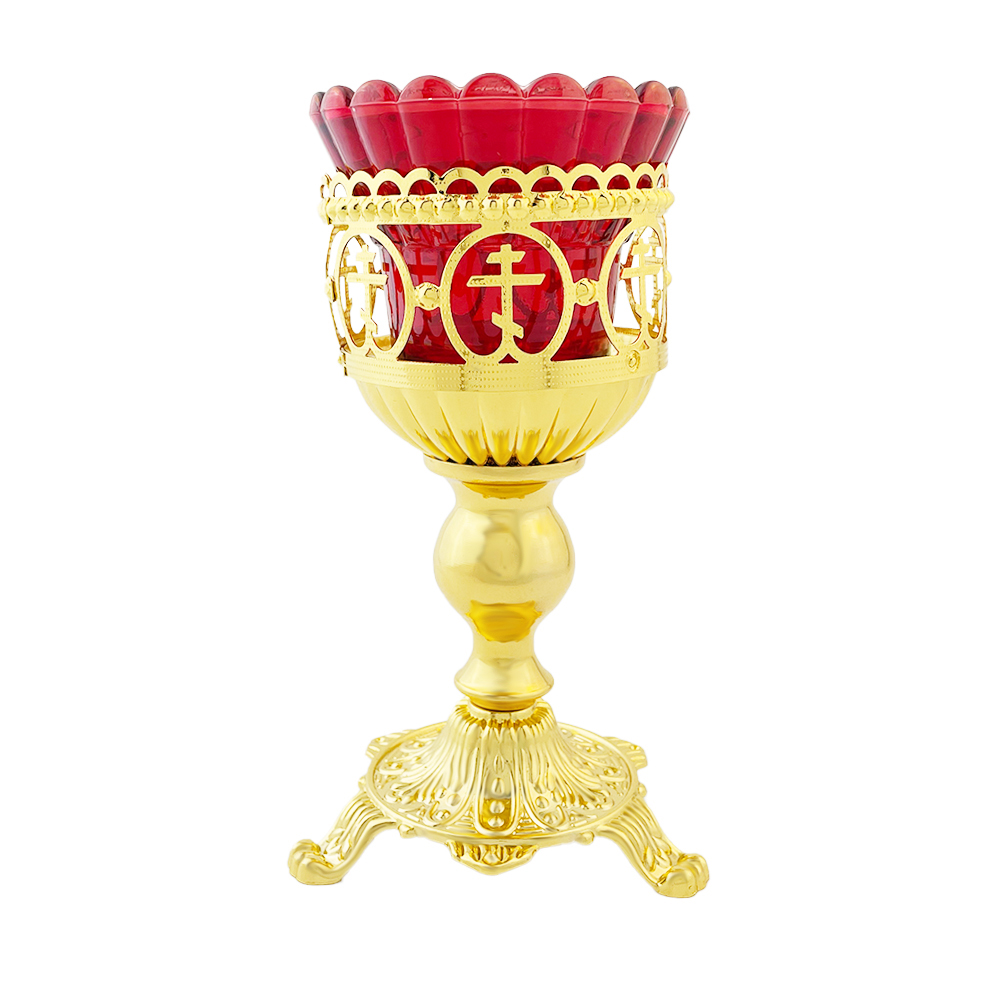 Christliche Dekoration liefert Legierung Kerzenhalter orthodoxe Kreuz kirche orthodoxe Kerzenhalter Legierung подсвечник крест праславны