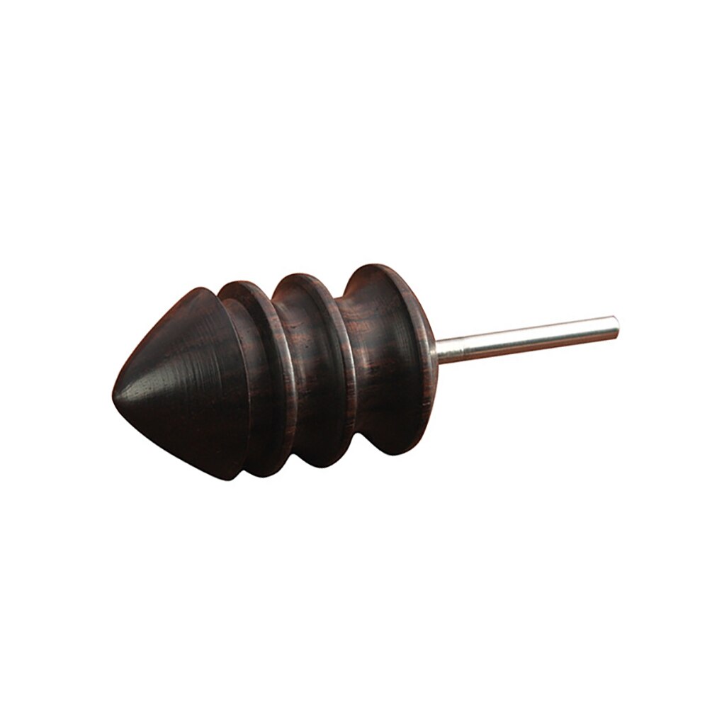 Wooden Leather Burnisher – 3-Slot Electric Burnishing Tool For Rotary Drills & Lathes