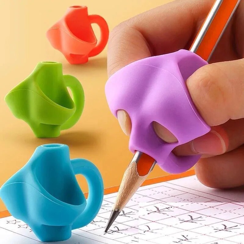 5/10/20-teiliges Bleistift-einstellen mit drei Fingern, Silikon-Schreibgreifer für Grundschüler zur Korrektur der Schreibhaltung