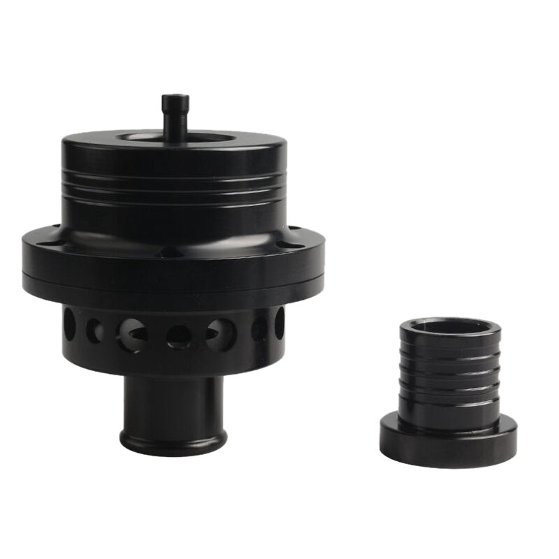 Pressure Relief Valve Turbocharged Pressure Relief Valve Auto Motorsport Blow Off Valve Single Piston Ram Dump Valve: Black