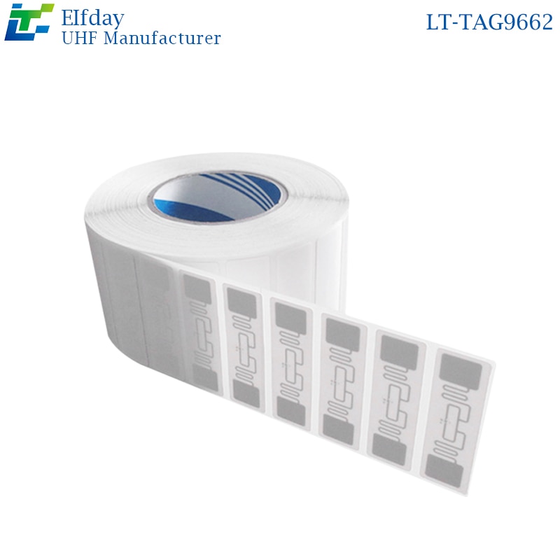 LT-TAG9662 RFID UHF 915M9662 Antenne Alien H3 Selbst-adhesive UHF Passive Garment Label Anpassung