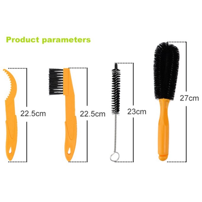 8 stuks/set fiets onderhouds- en reinigingssets voor fietsbanden, fietskettingreiniger, remschijfreiniger, velgreiniger