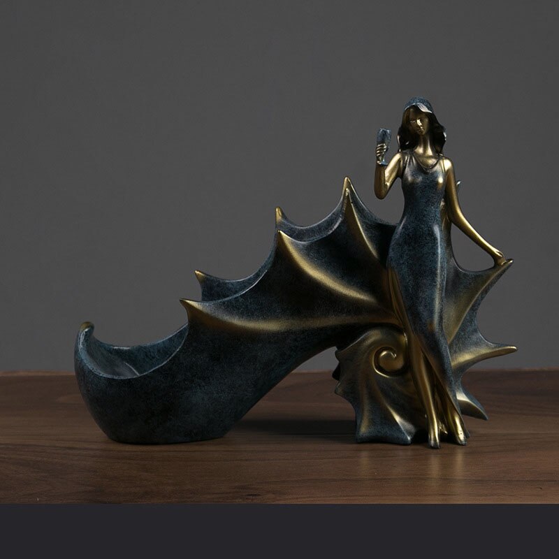 Model wijnrek whiskyhouder plank wijnflesrek praktisch beeldhouwwerk wijnrek glazenhouder woonaccessoires: En