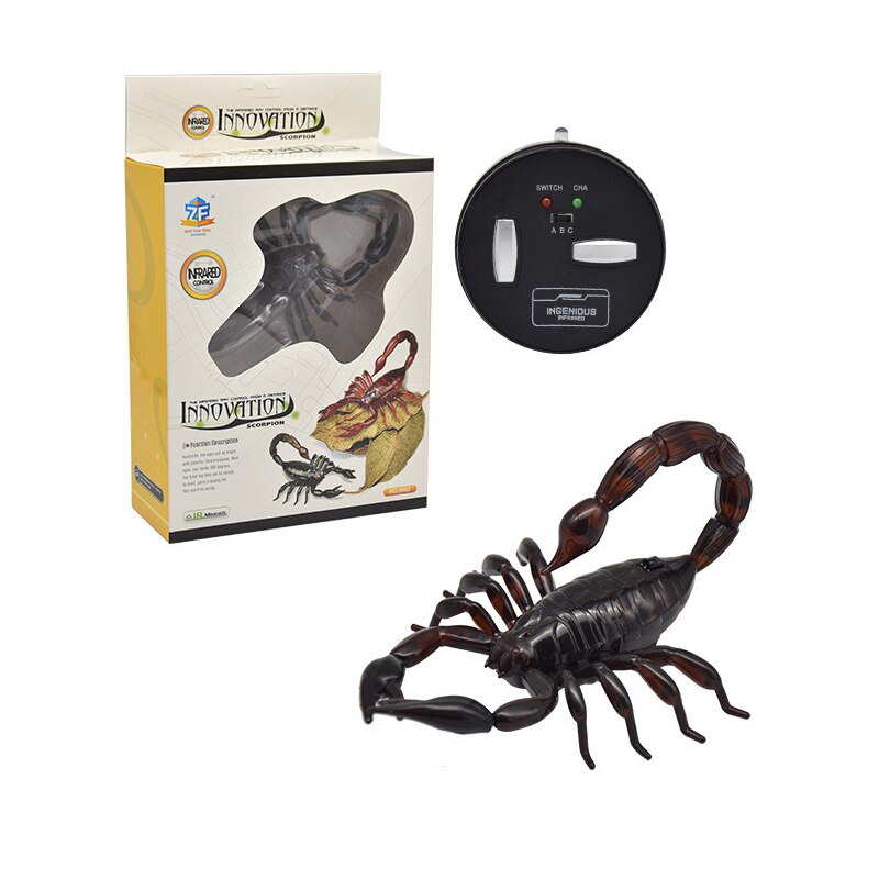 Infrarood Rc Afstandsbediening Dier Insect Speelgoed Simulatie Scorpion Spider Mot Prank Grappen Truc Speelgoed Kids Funny Novelty: 02 Scorpion