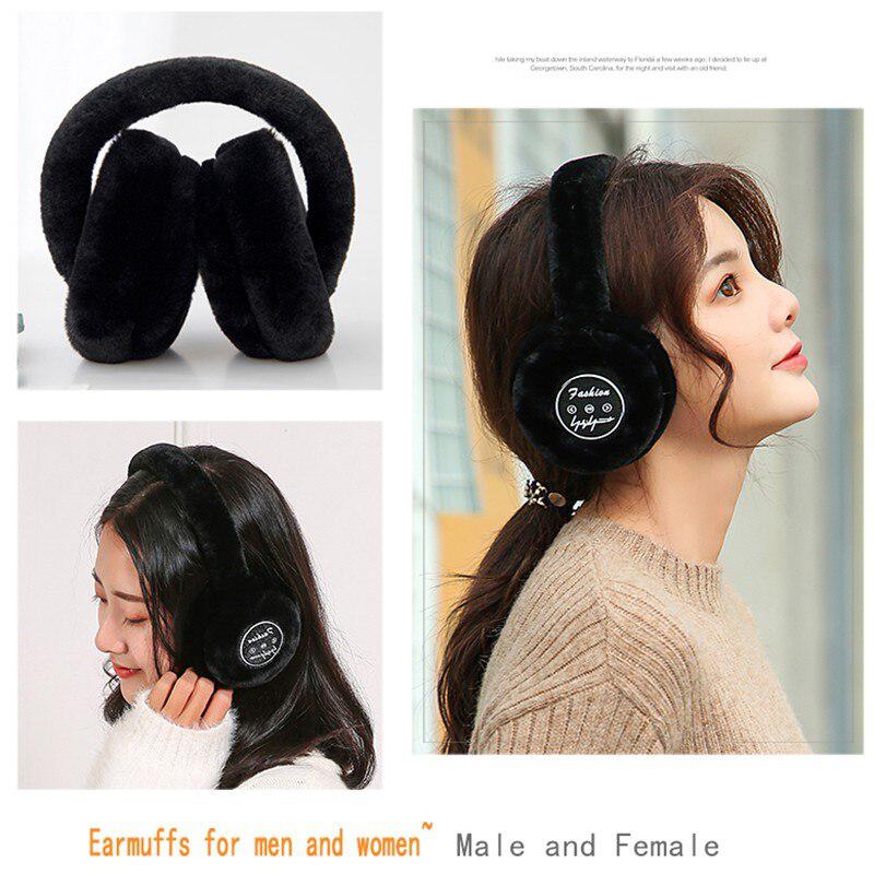 Winter Plush Warm Wireless Bluetooth Headset Ear Cover For Men Women Outdoor Sports Headphones Stylish Stereo Music Earphone