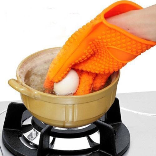 1 stks Keuken Oven Handschoen Hittebestendige Siliconen Houder Bakken BBQ Cook Mitts