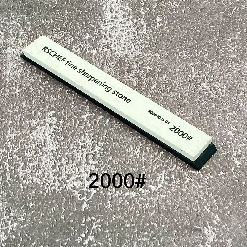 Whetstone Single sharpening stone Honing System white alundum 6pcs 120 240 400 600 1000 1500# knife sharpener Grindstone: 2000 diamond