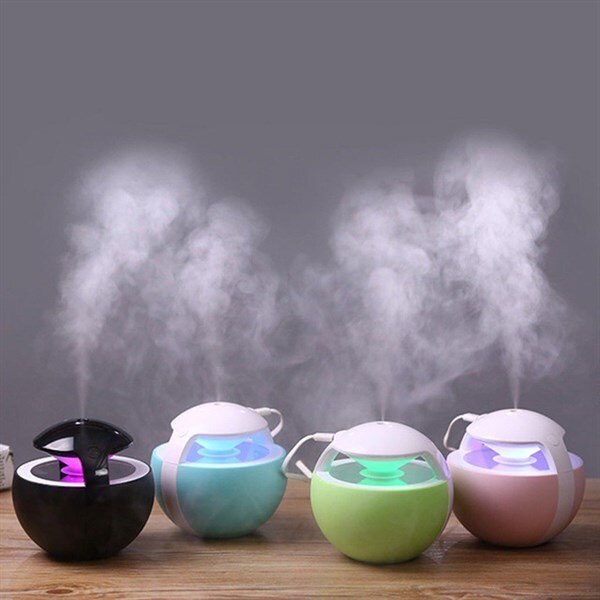 Illuminated Water Tank Air Humidifier Steam Machine Aroma Humidifier 450 Ml