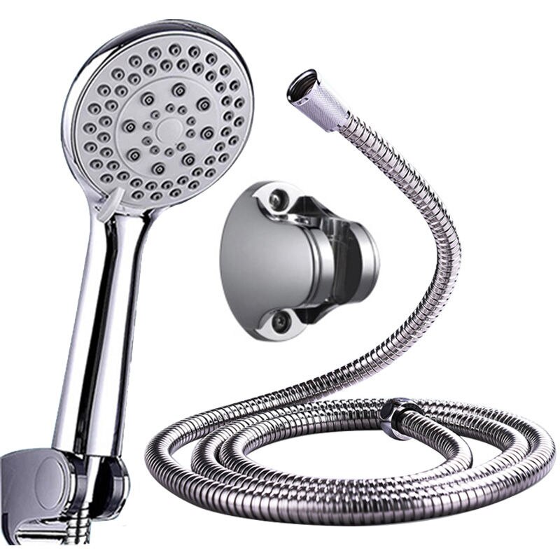 Large Displacement Shower Head Faucet Booster Replacement Parts Adjustable Temperature Shower Head Bathroom Fixture E11726: C