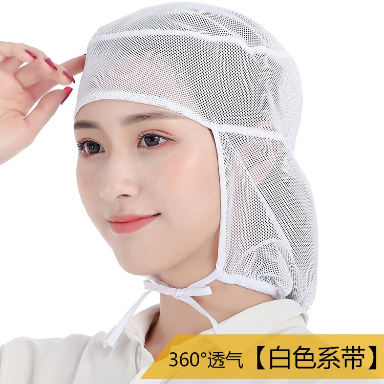 Gorros de malla transpirables de verano para hombre y mujer, gorro para polvo de taller, camarero de Chef, servicio de comida, café, Cocina, Restaurante, Hotel, panadería, gorro de trabajo