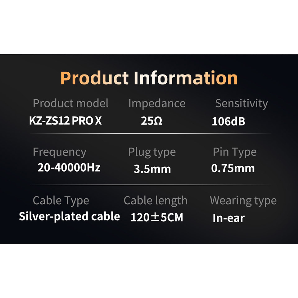 Kz  zs12 pro x metalen oordopjes 1dd+5ba hybride hifi bas in-ear monitor koptelefoon muziek sport noise cancelling headset