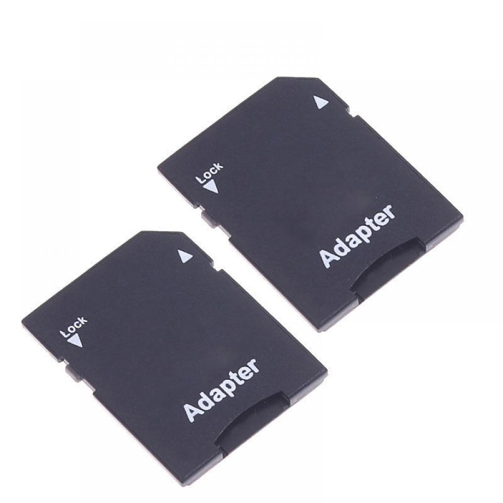 2PCS/Pack Micro SD TransFlash TF to SD SDHC Memory Card Adapter Convert into SD Card