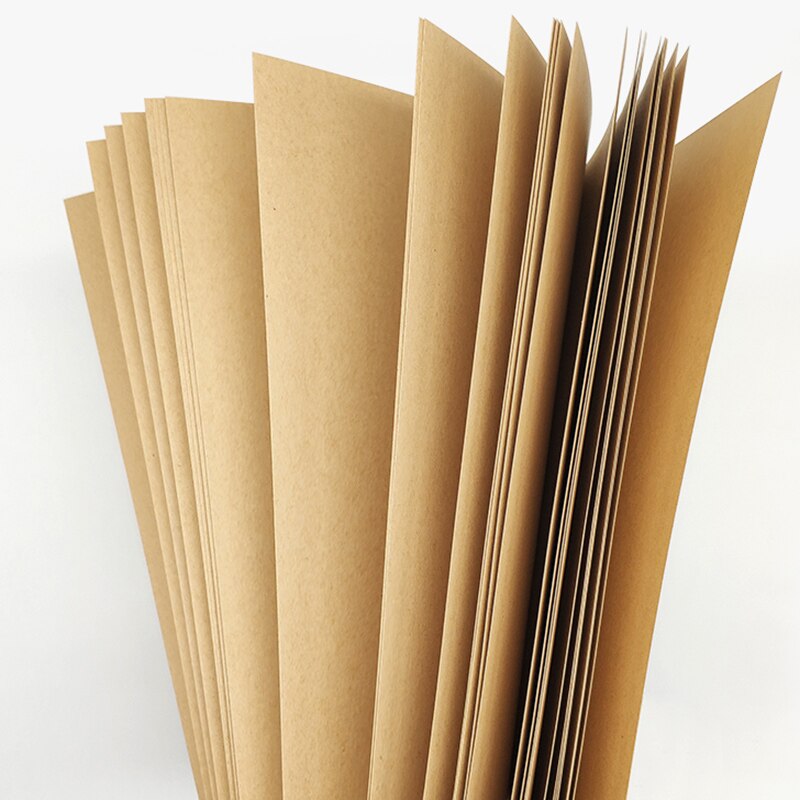 Brunt håndværkspapir  a4 kraftpapir 350 gsm tykt kartonpapir