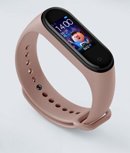 Xiaomi-pulsera inteligente Mi Band 4 Original de fábrica, Smartband deportivo con Pantalla AMOLED de 0,95 pulgadas, 4 colores, Bluetooth 5,0: Pink