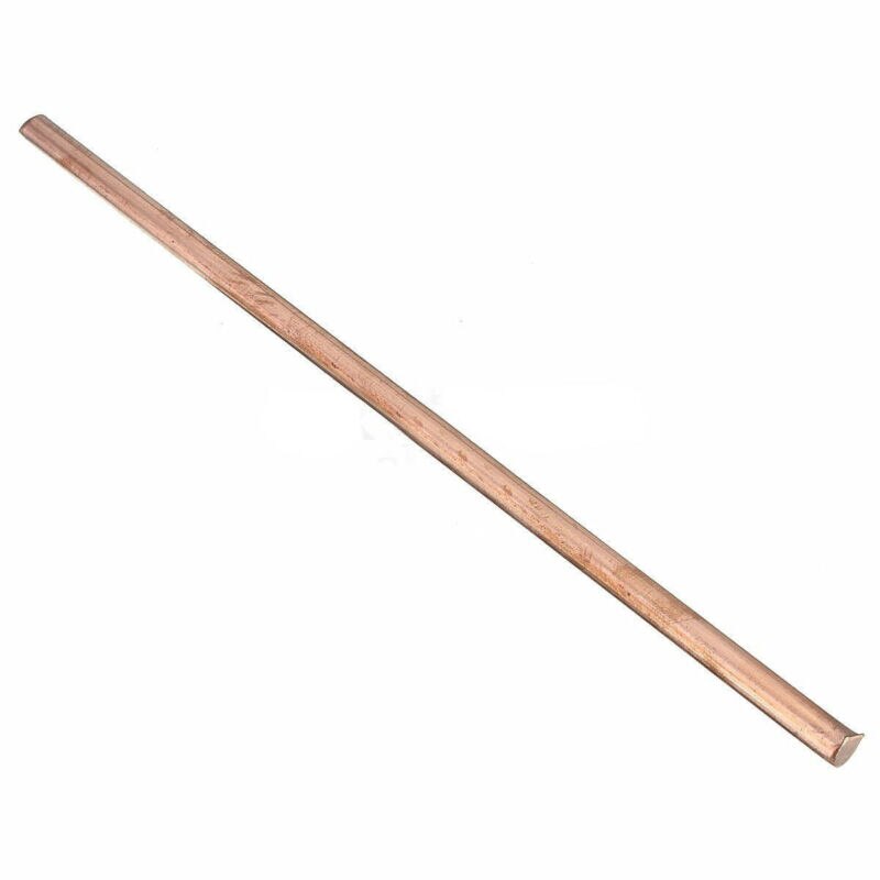 1x 99.9% Pure Copper Cu Metal Rod Tube Cylinder Diameter 6mm Length 200mm